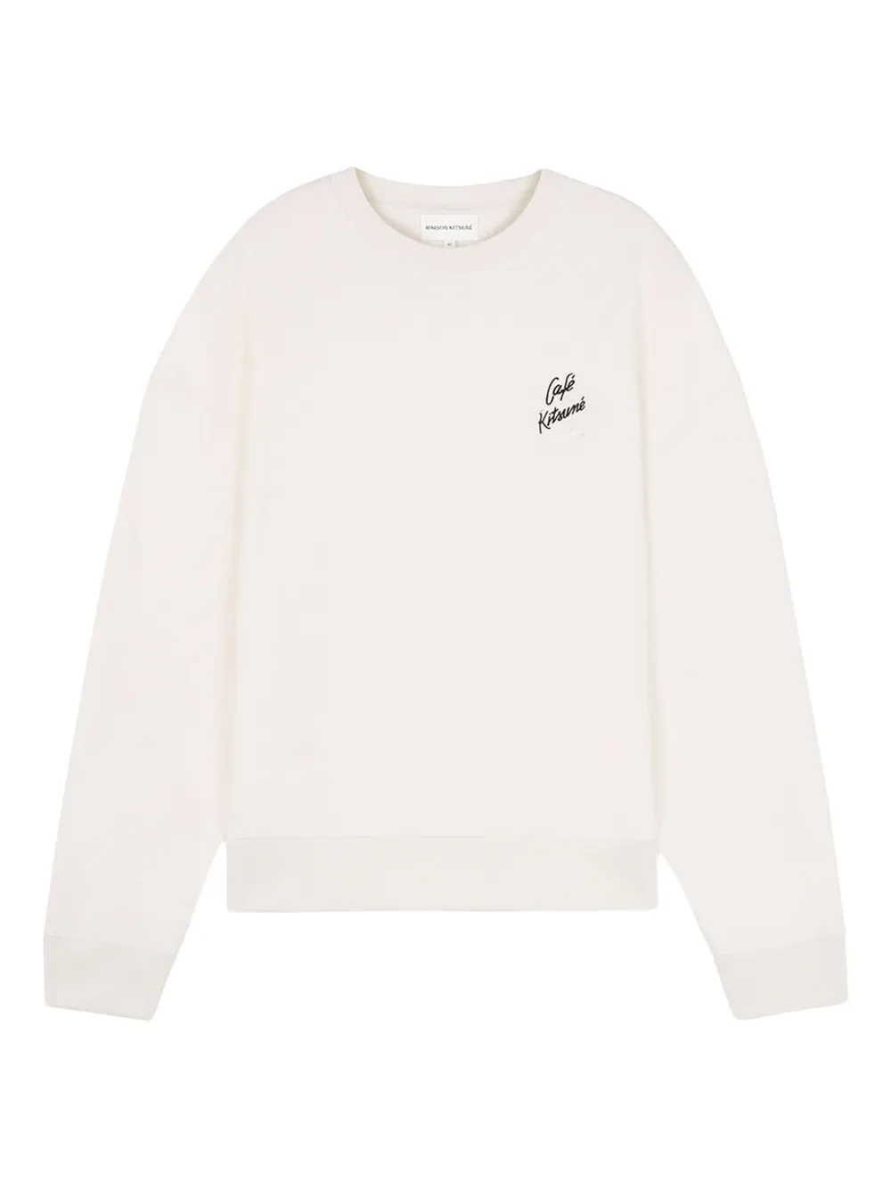 Café Kitsuné Logo Sweatshirt In Neutral