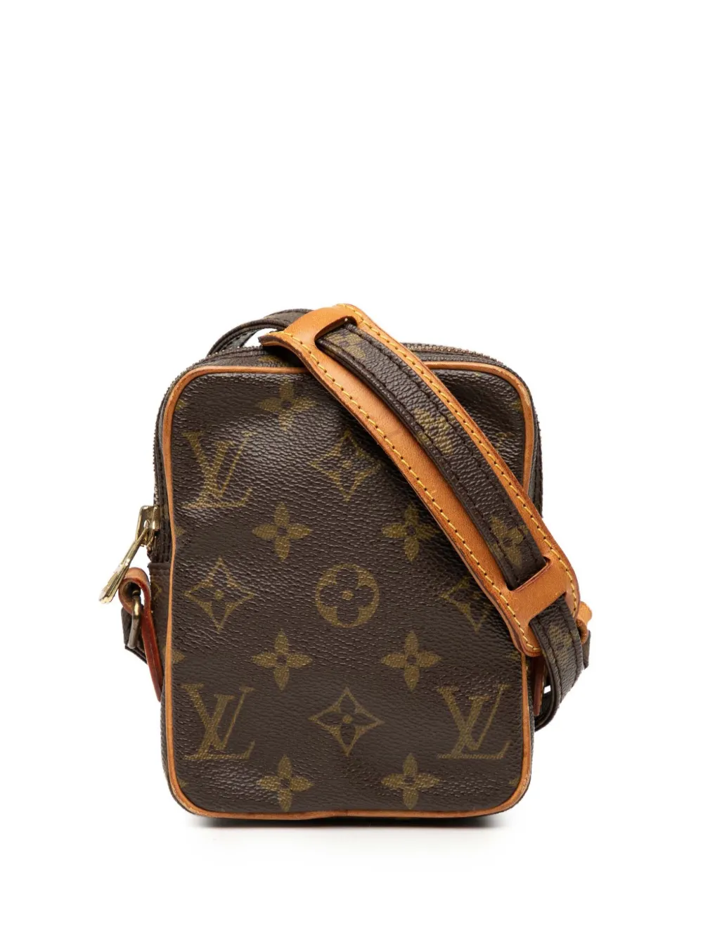 Louis Vuitton Pre-Owned 1988 Monogram Mini Danube crossbody bag - ブラウン Louis Vuitton Pre-Owned 1988 Monogram Mini Danube crossbody bag - ブラウン