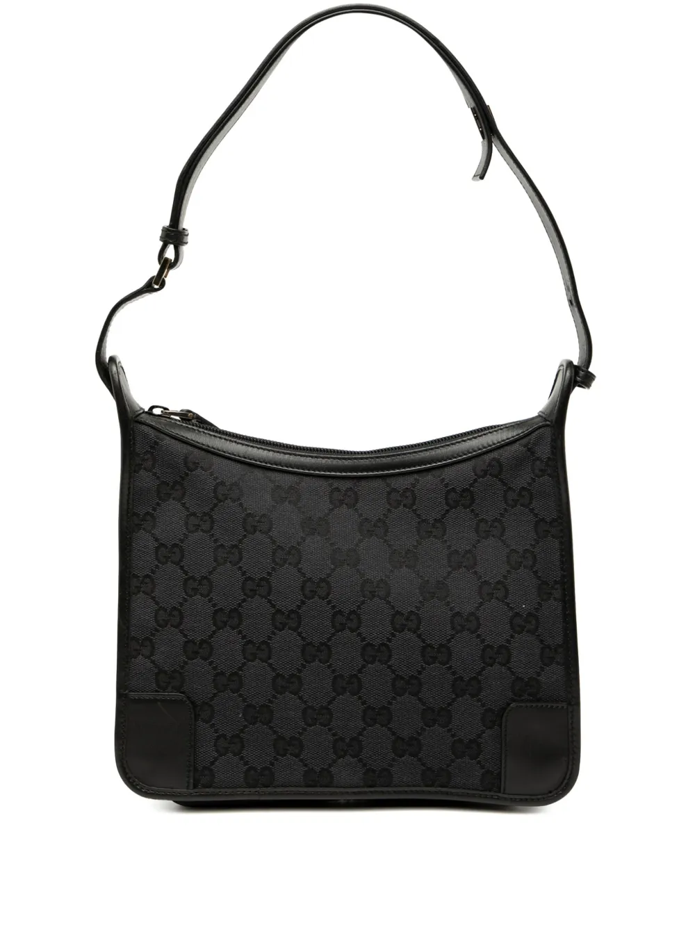 Gucci Pre-Owned 2000-2015 GG Canvas shoulder bag - ブラック Gucci Pre-Owned 2000-2015 GG Canvas shoulder bag - ブラック