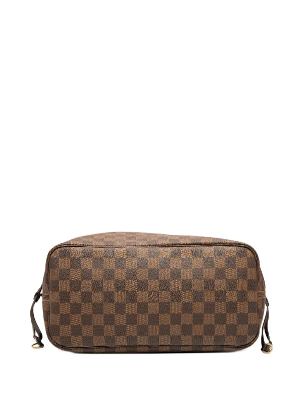 Louis Vuitton Pre-Owned 2008 ダミエ エベヌ ネヴァーフル MM トート