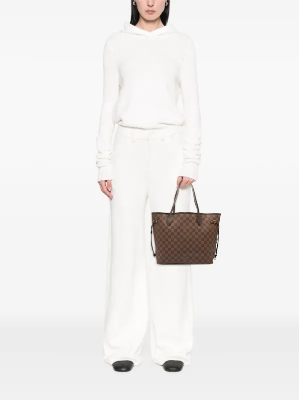 Louis Vuitton Pre-Owned 2008 ダミエ エベヌ ネヴァーフル MM トート