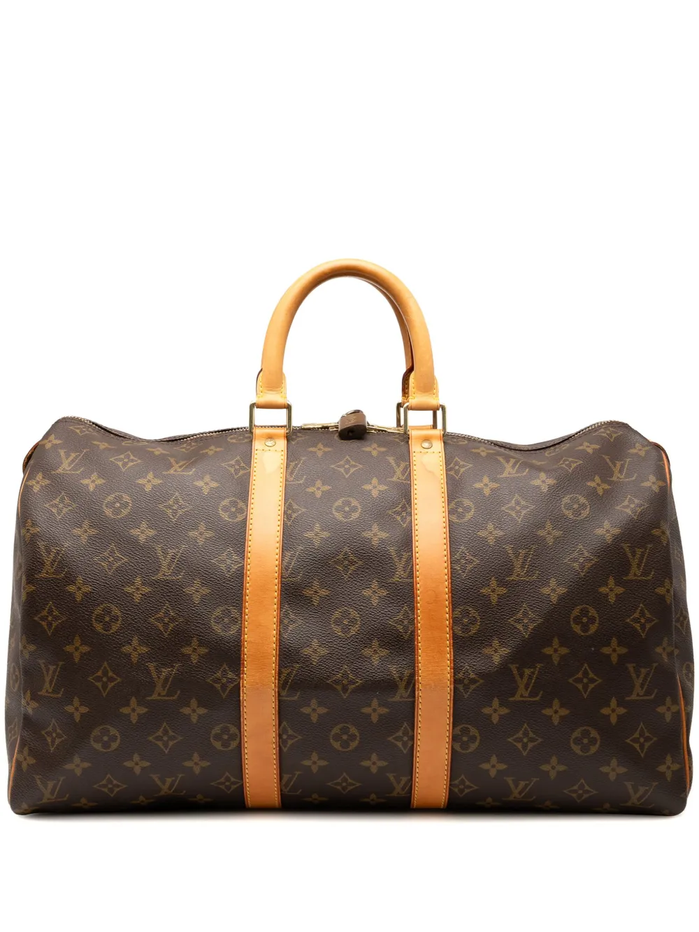 Louis Vuitton Pre-Owned 1998 Monogram Keepall 45 travel bag - ブラウン Louis Vuitton Pre-Owned 1998 Monogram Keepall 45 travel bag - ブラウン