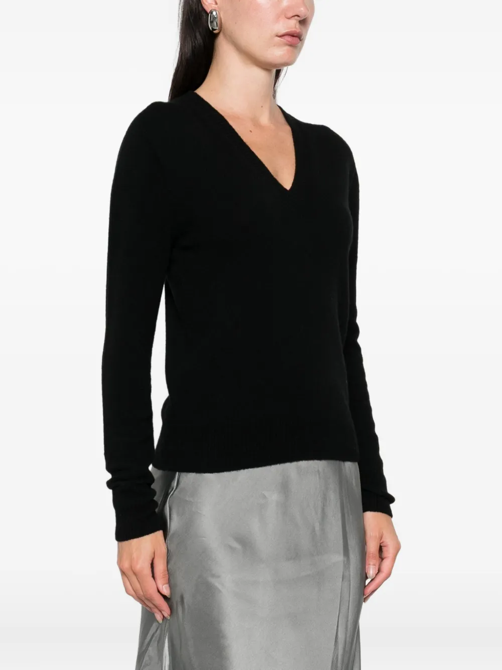 Jucca V-neck Sweater In Black
