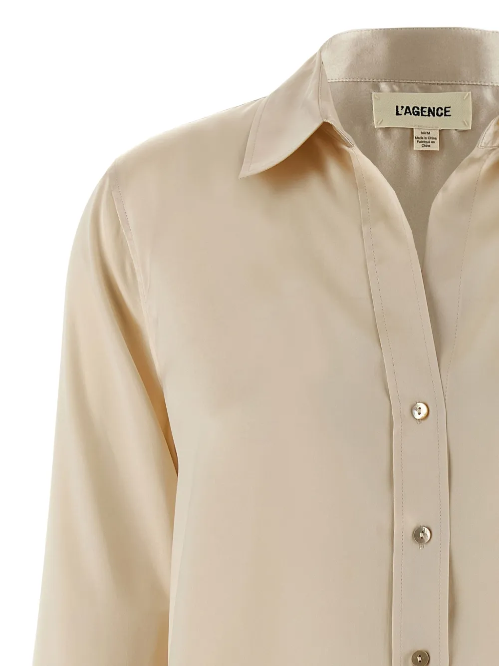 L'agence Dani Shirt In Neutral
