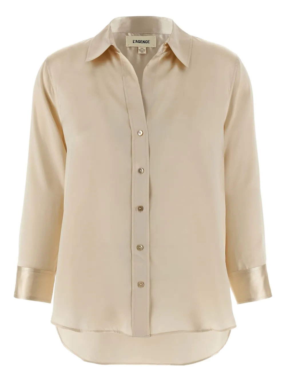 L'agence Dani Shirt In Neutral