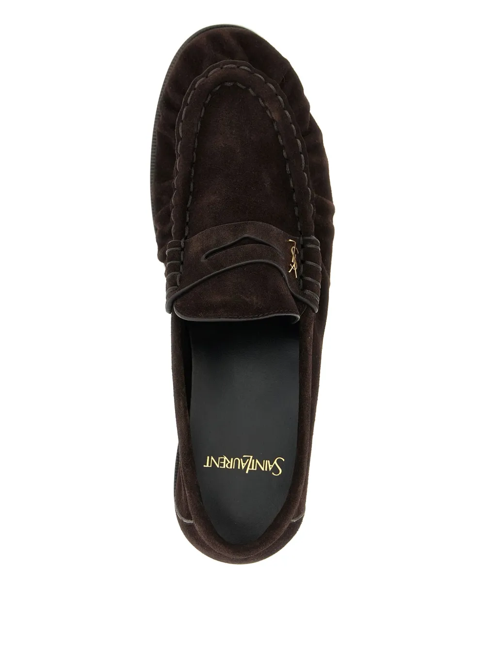 Saint Laurent Le Loafer Suede Loafers In Multi