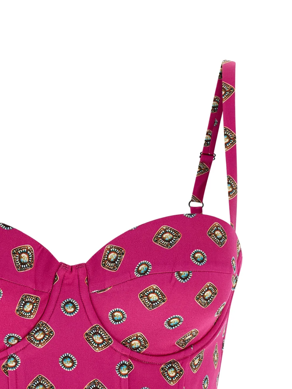 L'Agence Sonya zijden top Roze