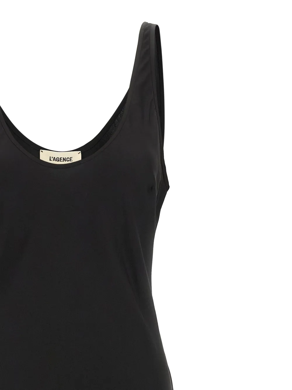 L'Agence Akiya midi-jurk Zwart