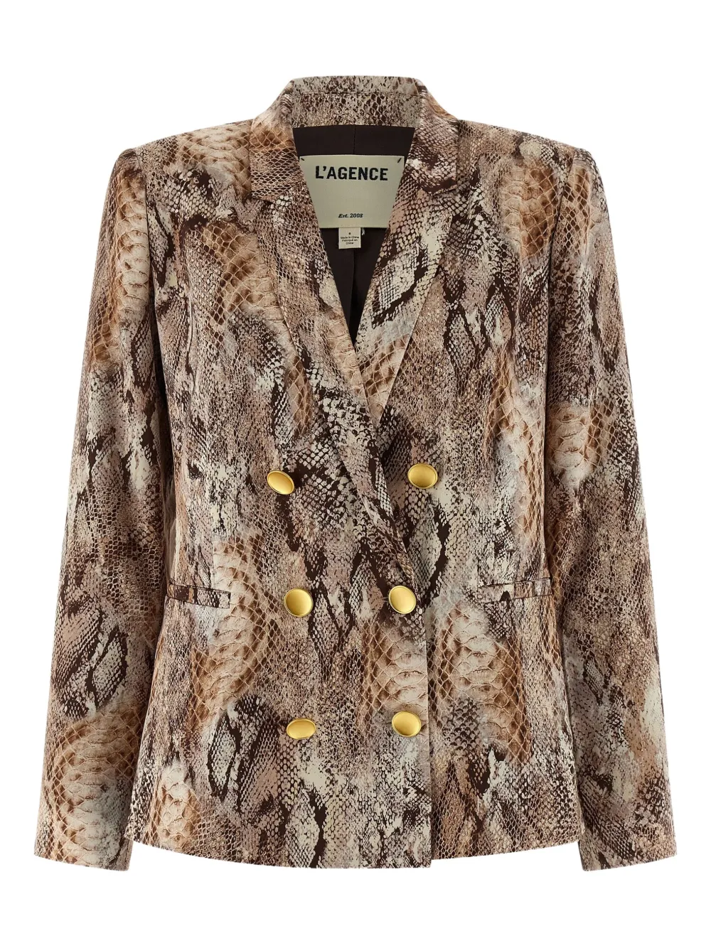 L'Agence Colin ダブルジャケット - ブラウン