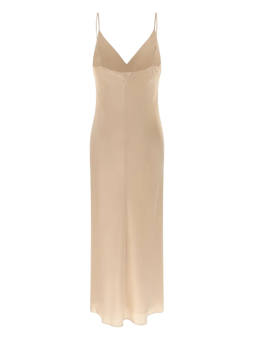 L'Agence slip midi dress - Beige