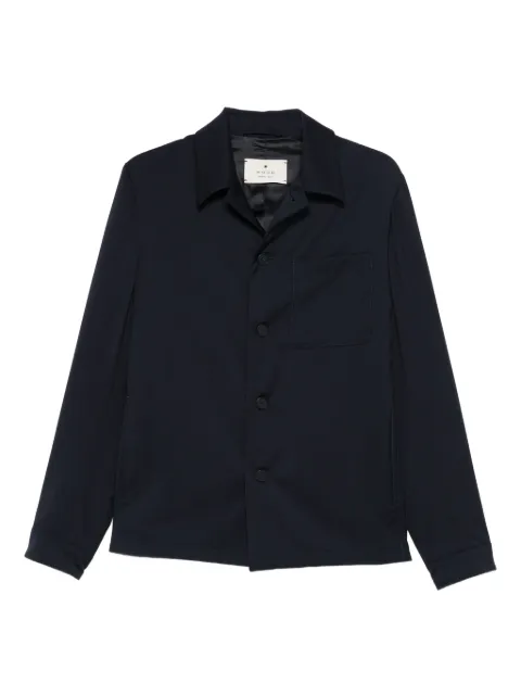 Manuel Ritz Geknöpfte Hemdjacke mit Tasche