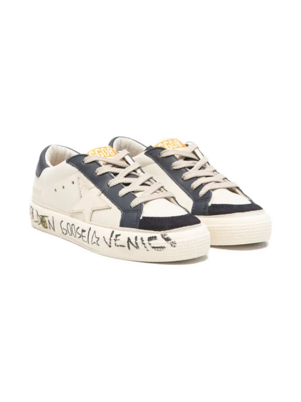 Golden Goose Kids May スニーカー | ニュートラル | FARFETCH JP