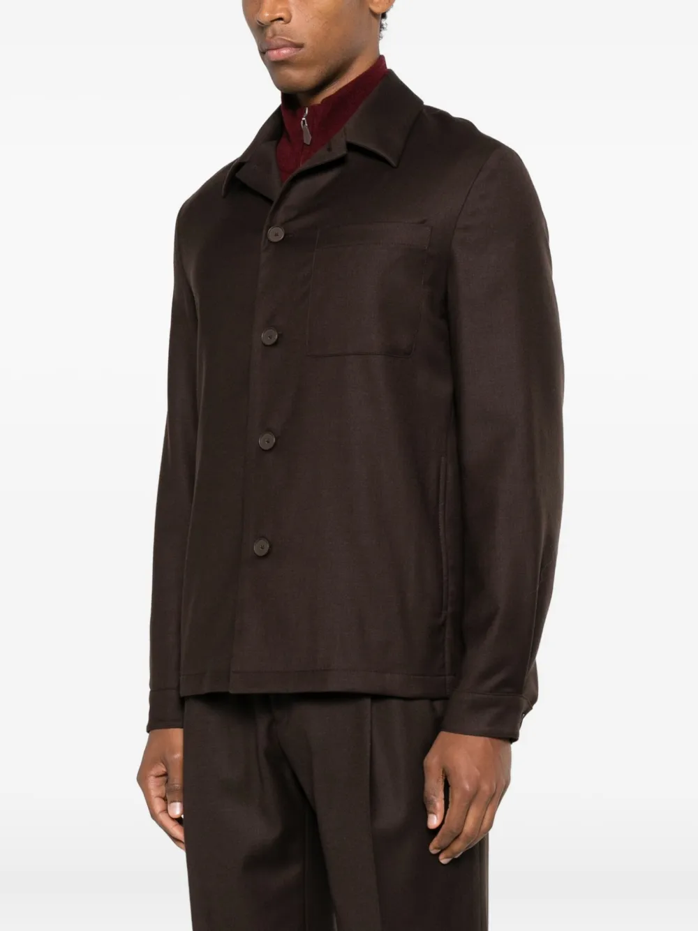 Manuel Ritz Jack met opgestikte zak Bruin