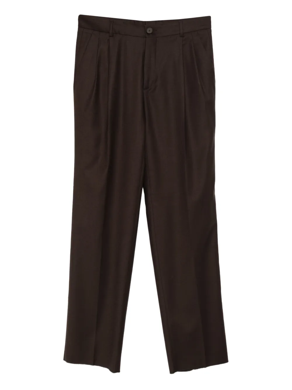 Manuel Ritz pleated trousers | Brown | Image 1