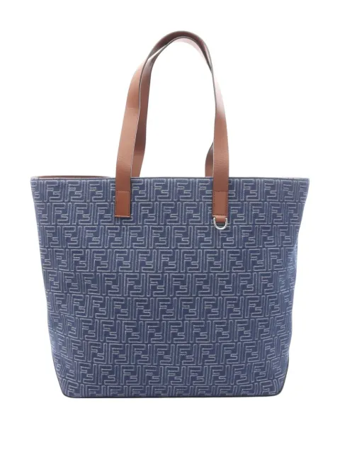 Fendi Pre-Owned 2000-2010 Medium Jacquard FF Shopping Bag tote bag