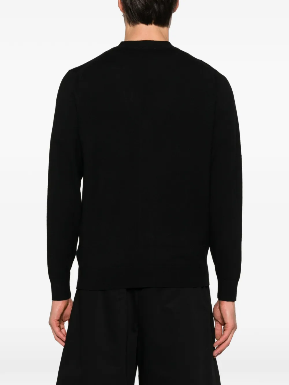 Diktat Buttoned Cardigan In Black