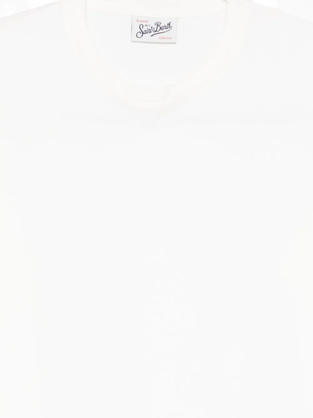 Mc2 Saint Barth Arnott Embroidered T-shirt In White