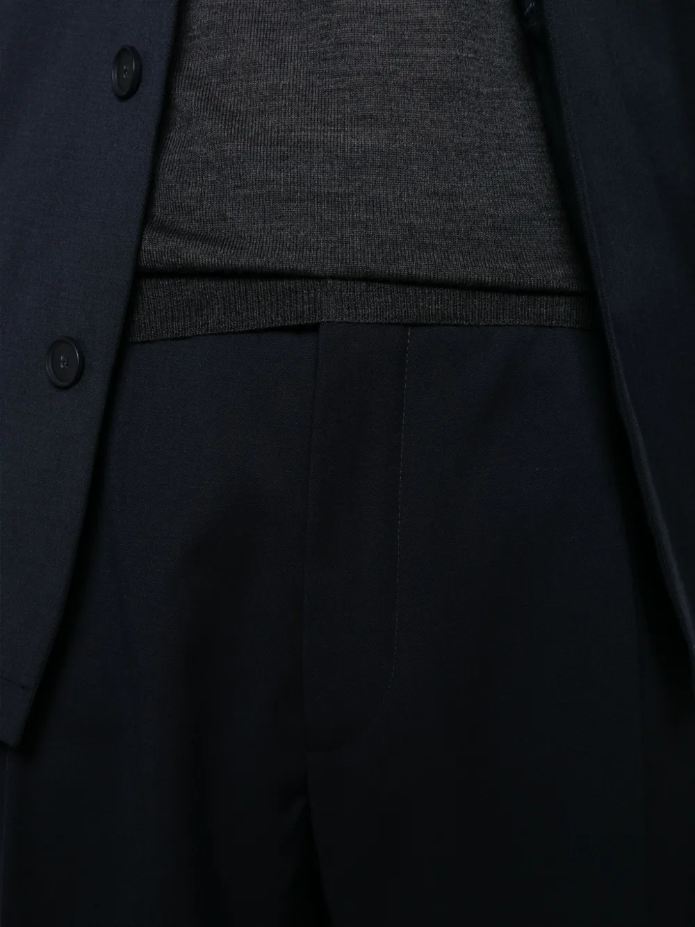 Manuel Ritz Pleated Trousers In Blue