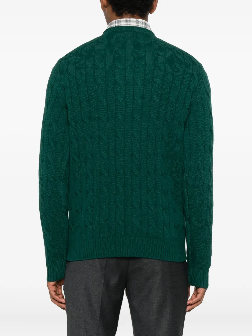 Mc2 Saint Barth Braid Regent Sweat In Green