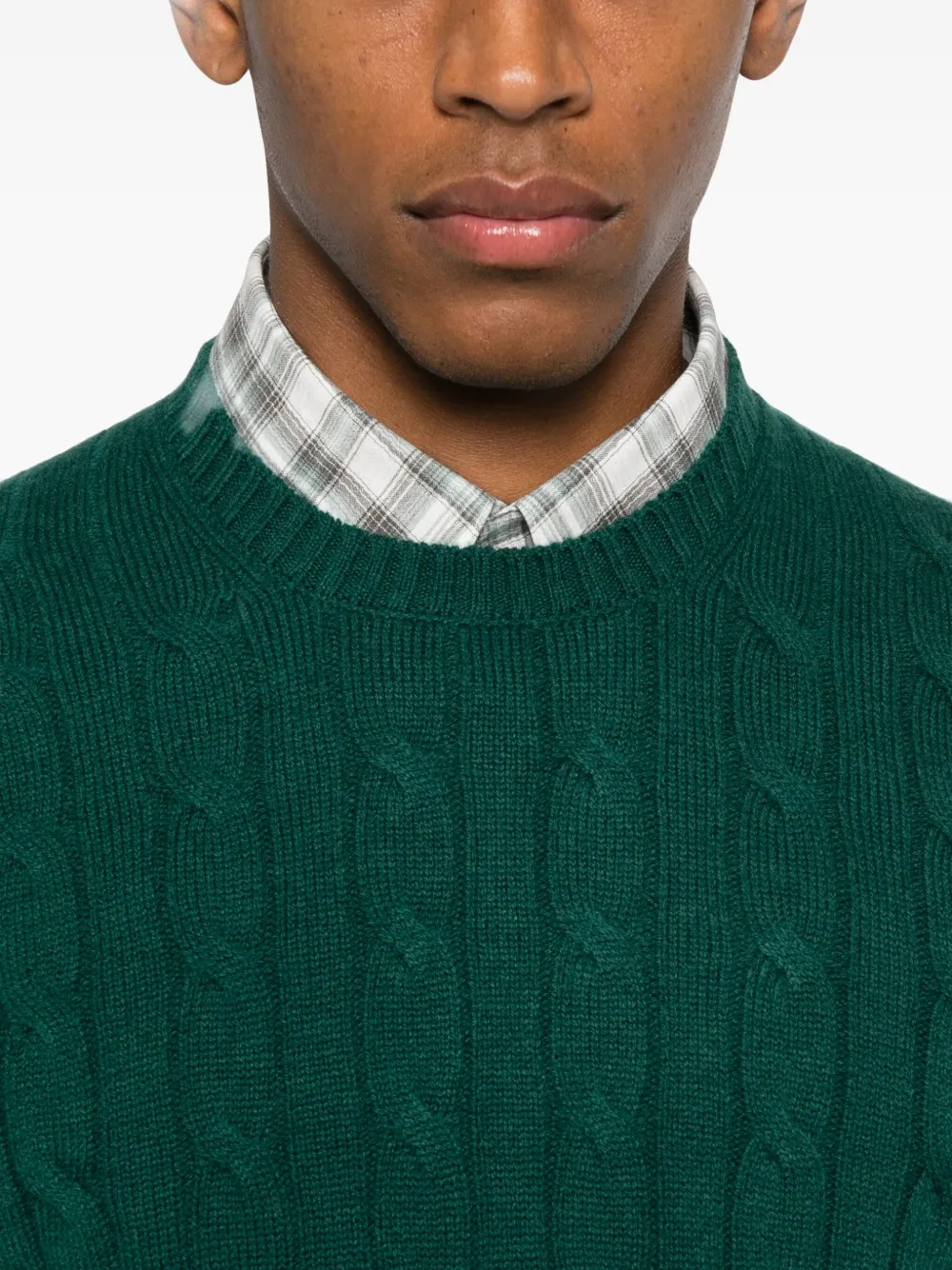 Mc2 Saint Barth Braid Regent Sweat In Green