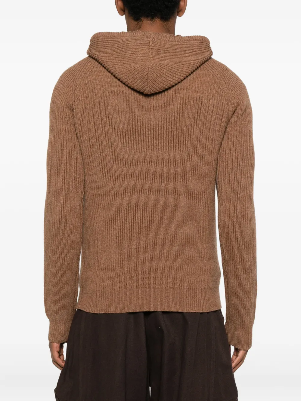 MC2 Saint Barth Malcolm wollen hoodie Bruin