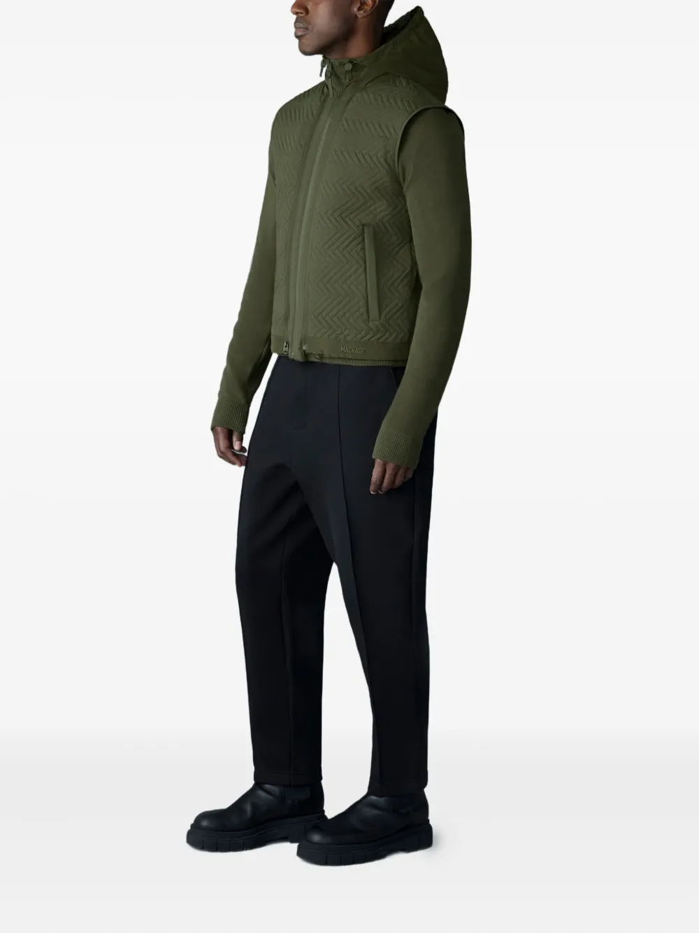 Mackage Barrett gewatteerd jack met capuchon Groen