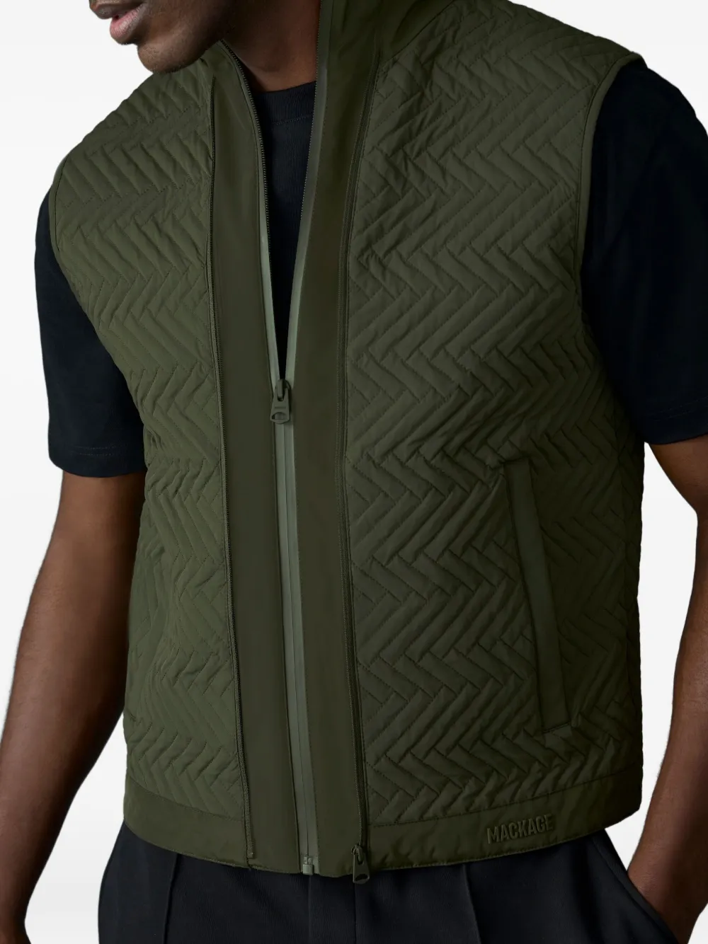 Mackage Barrett gewatteerd jack met capuchon Groen
