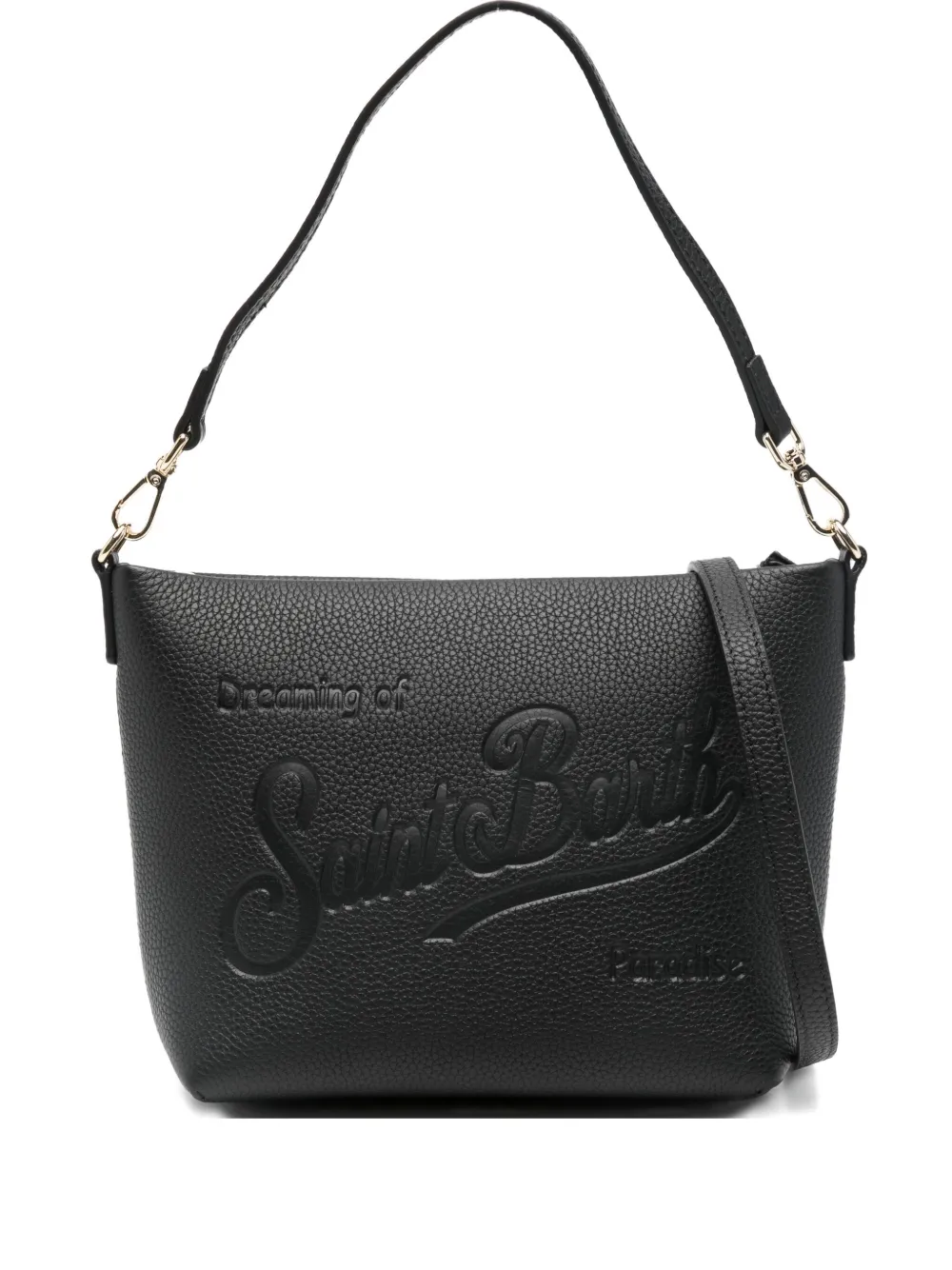 MC2 Saint Barth Aline embossed crossbody bag | Black | Image 1
