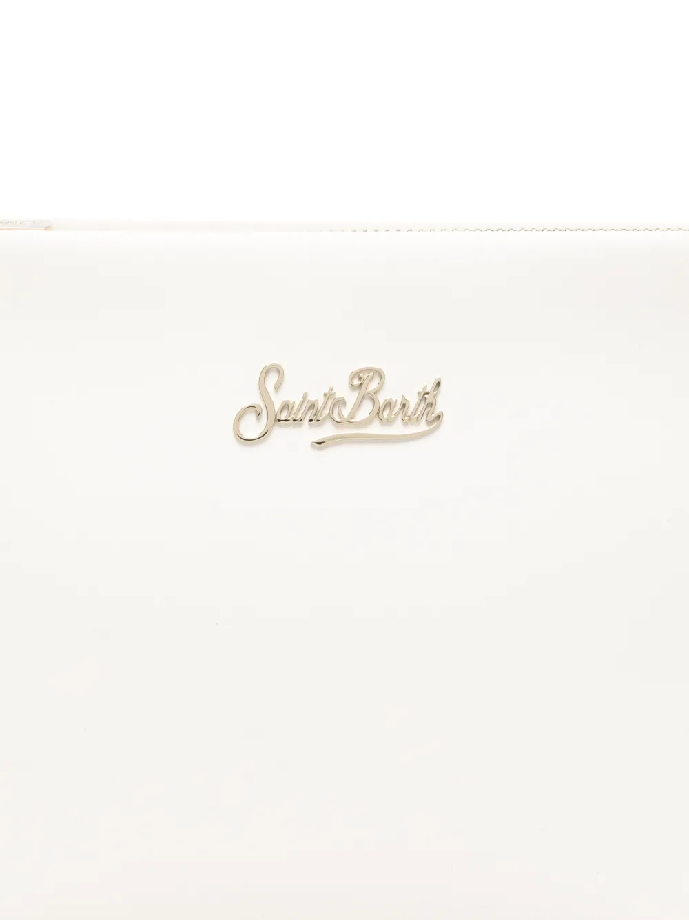Mc2 Saint Barth Aline Logo Cross Body Bag In White