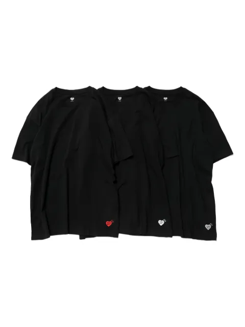 Human Made logo-patch T-shirt (pack of three)