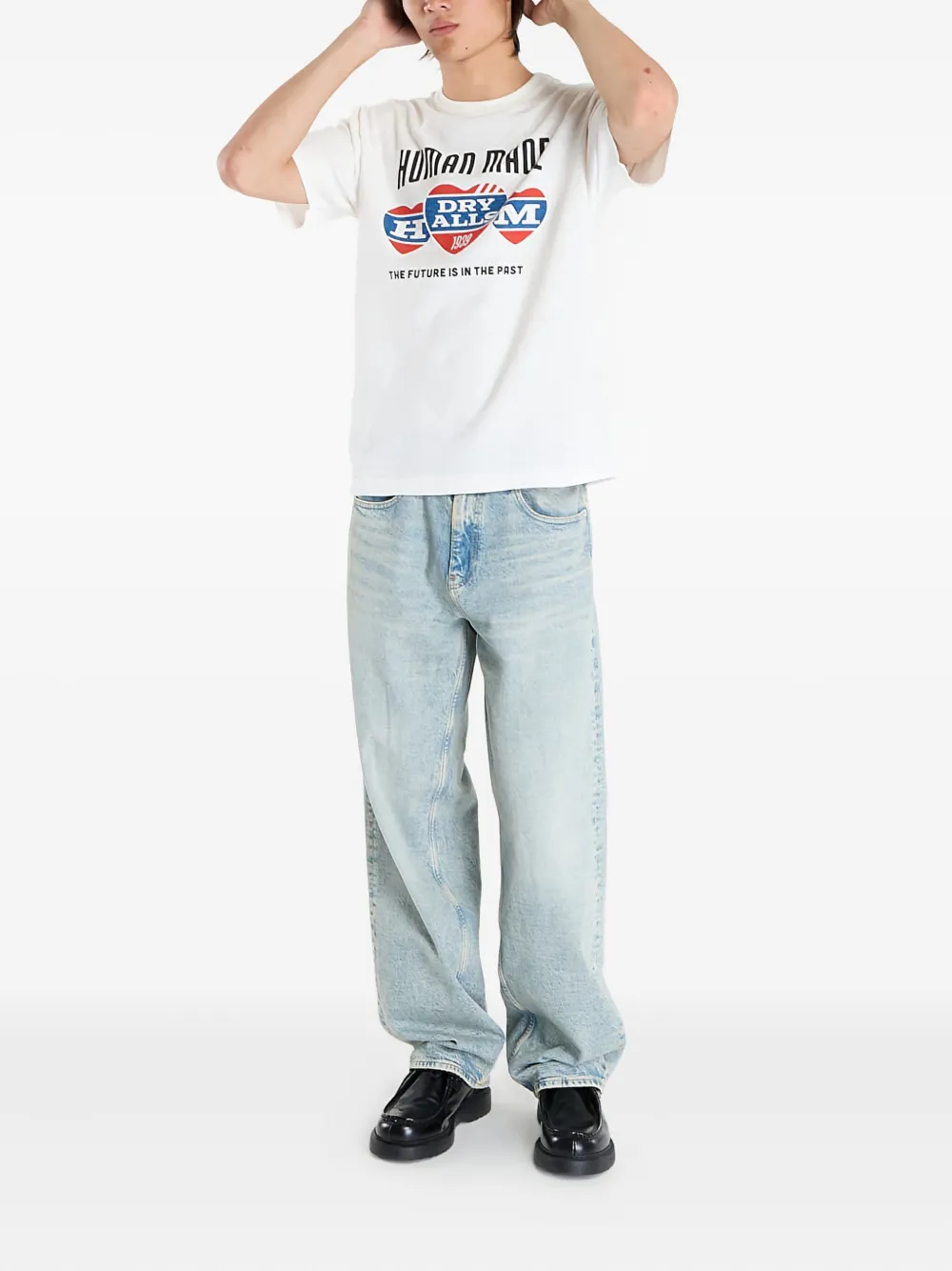 Human Made Logo-print T-shirt In White