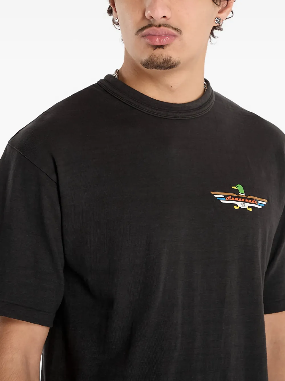 Human Made Duck-print T-shirt In Black