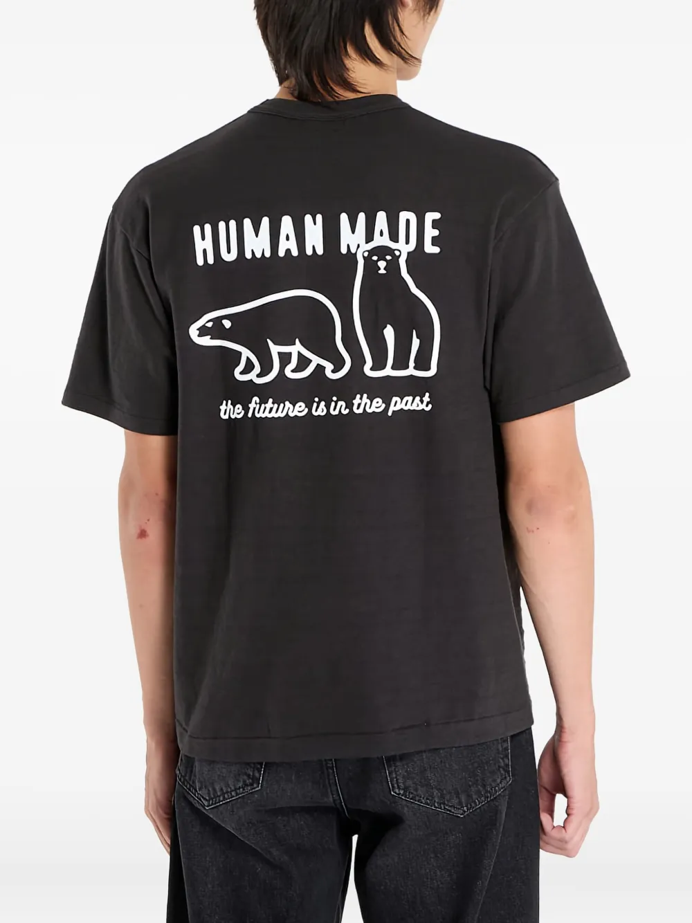 Human Made Logo-patch T-shirt In Black