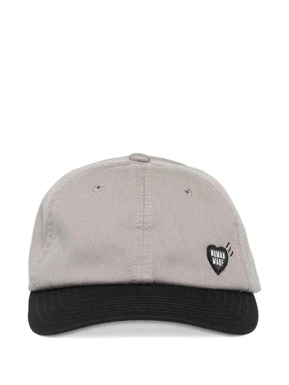 Human Made Logo-patch Baseball Cap In Gray
