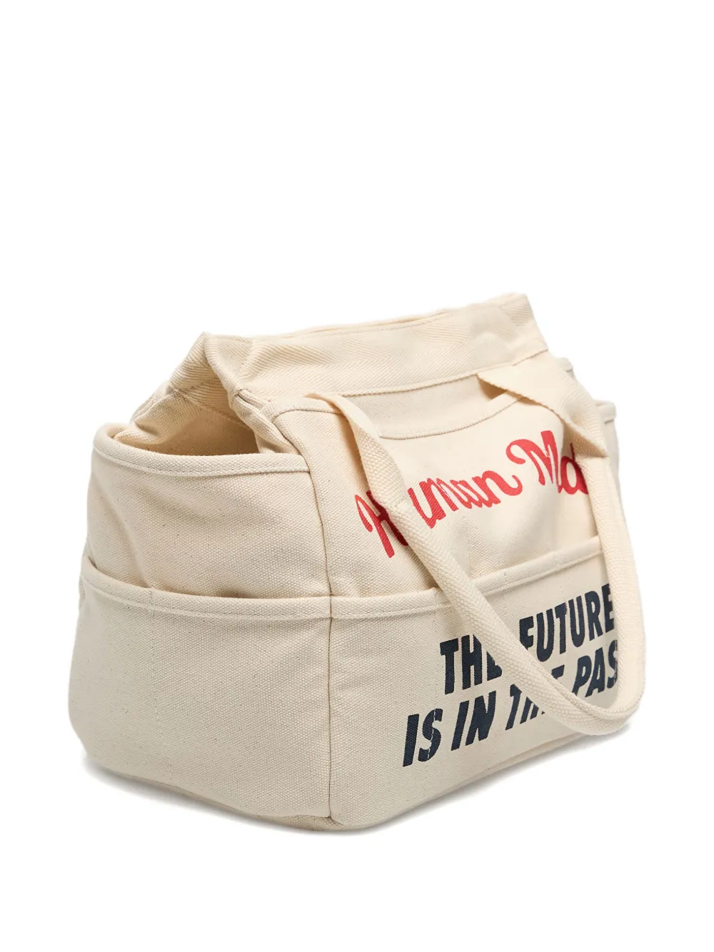 Human Made Hart tas met logo Beige