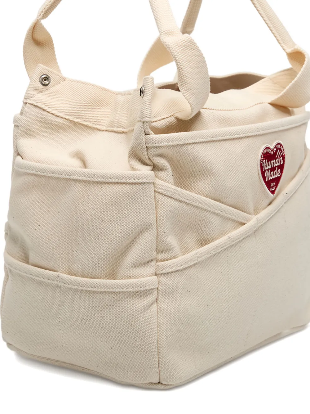 Human Made Hart tas met logo Beige