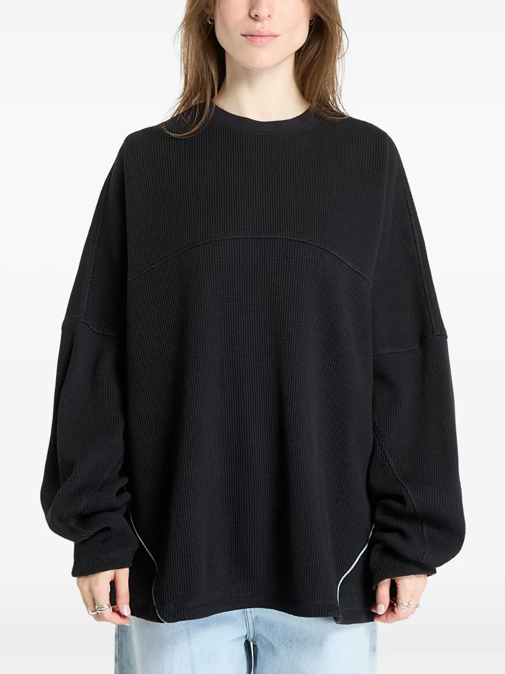 Adidas Originals Long-sleeve Sports Top In Black