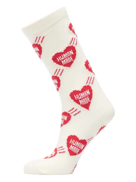 Human Made set de tres pares de calcetines con motivo de corazón