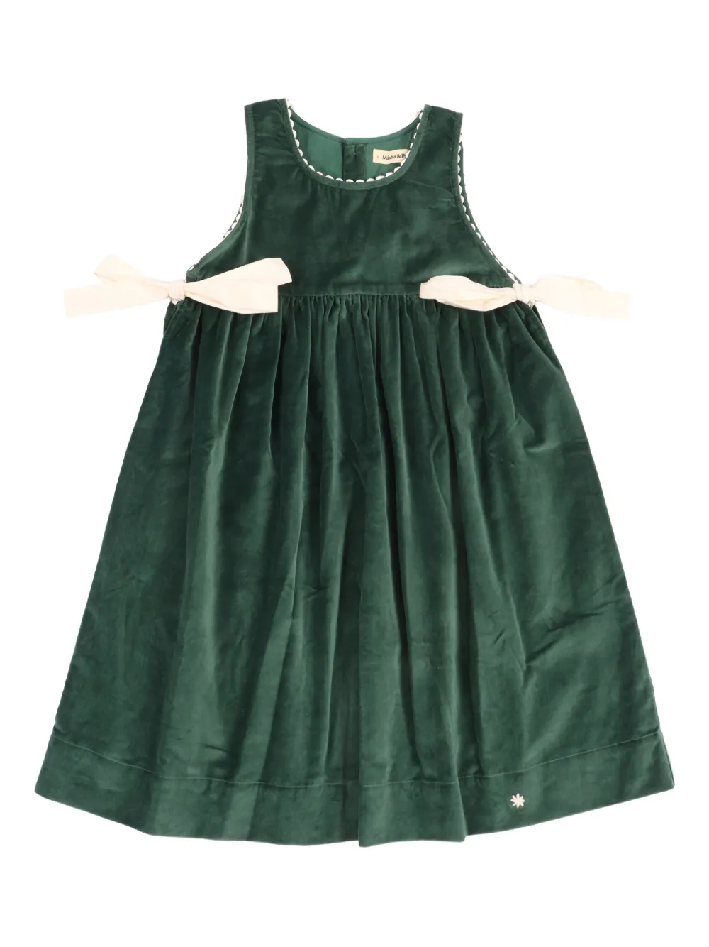 Misha & Puff Esme velvet-effect dress - Verde