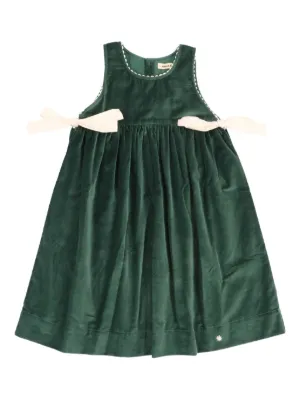 ワンピース Misha & Puff Velvet Esme Dress Misha & Puff Esme velvet-effect Dress | Green | FARFETCH GR