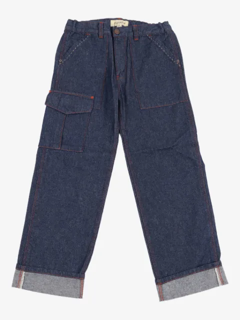 Misha & Puff logo-patch jeans