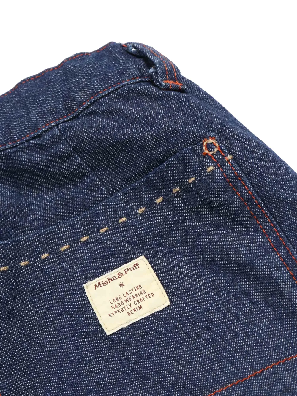 Misha & Puff Logo-patch Jeans - Blue 