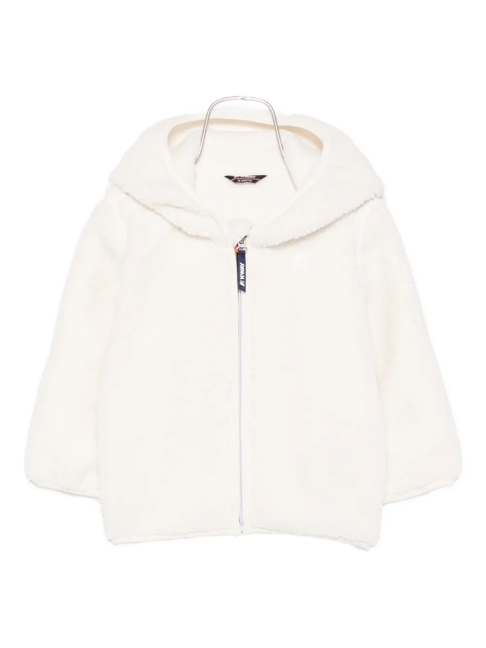K-Way E. Janne hooded zip-up jacket - Bianco