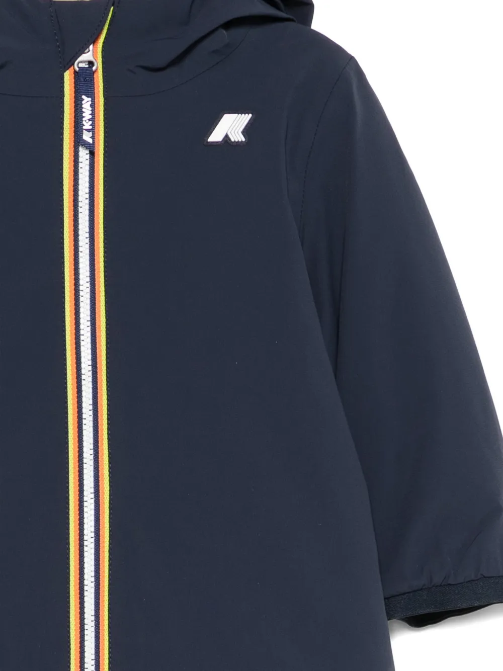 E. JACK ST WARM REVERSIBLE HOODED-ZIP JACKET