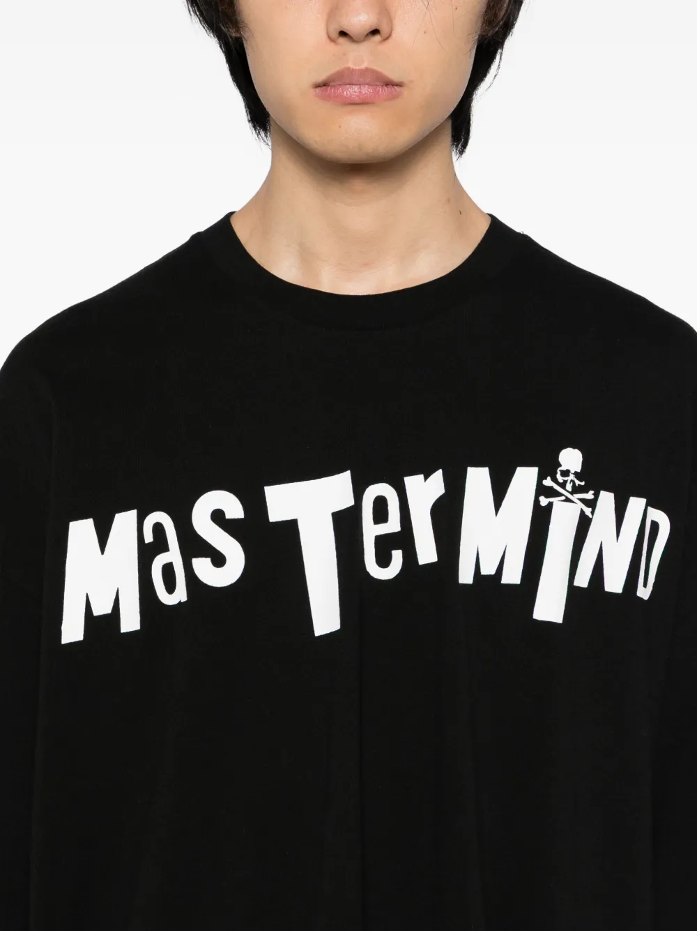 Mastermind World T-shirt met logoprint Zwart