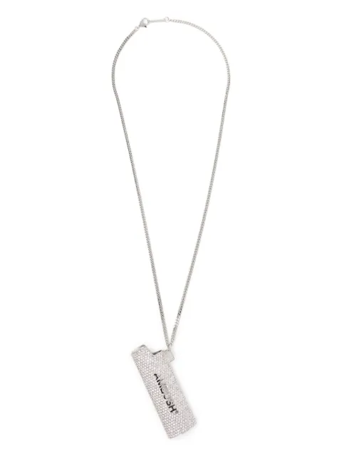 AMBUSH pave lighter case necklace