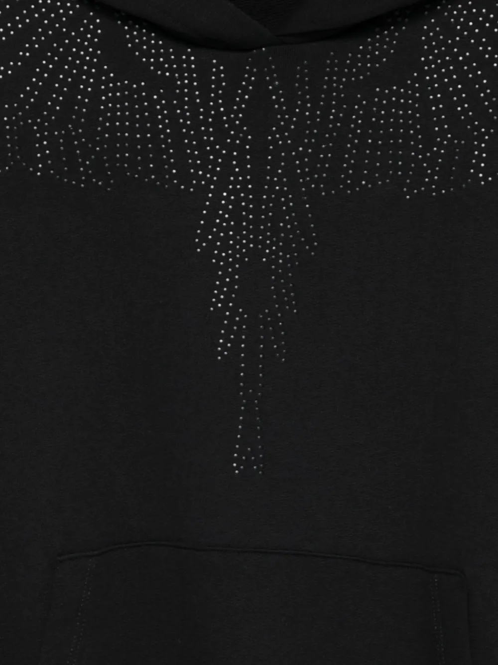 COUNTY OF MILAN KIDS Verfraaide hoodie Zwart