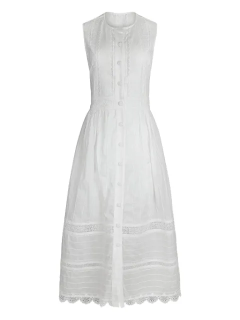 Waimari Solaire lace button dress