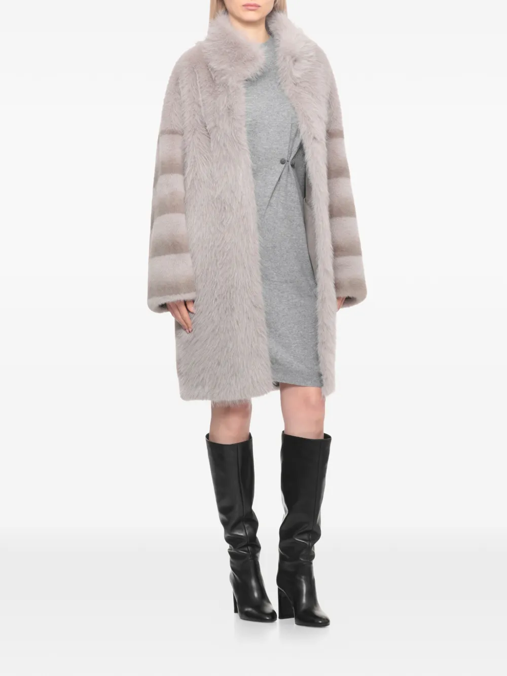 BULLY striped-detail jacket | Faux Fur & Shearling Jackets | Image 2