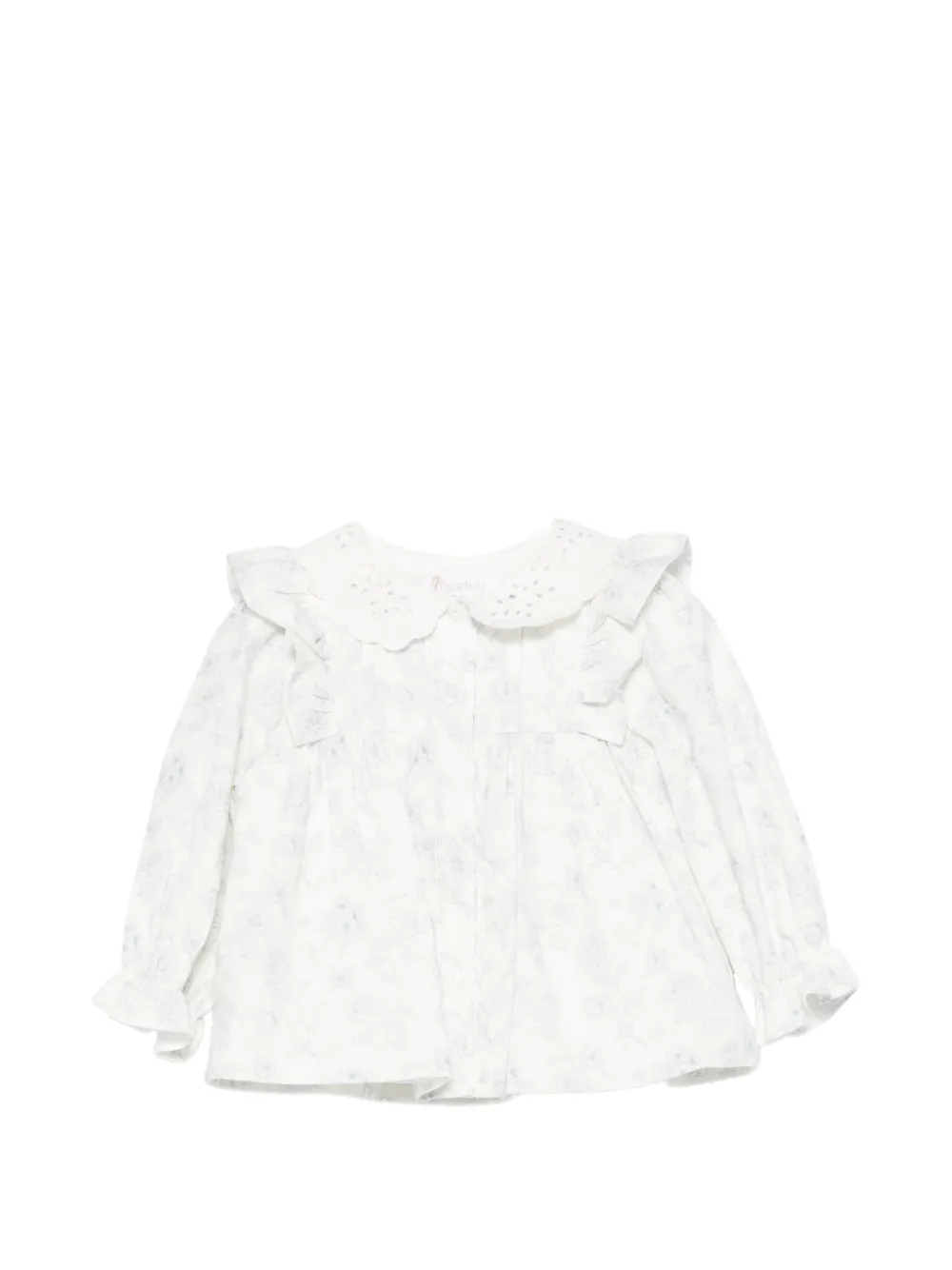 Patachou Blusa con ruches - Bianco